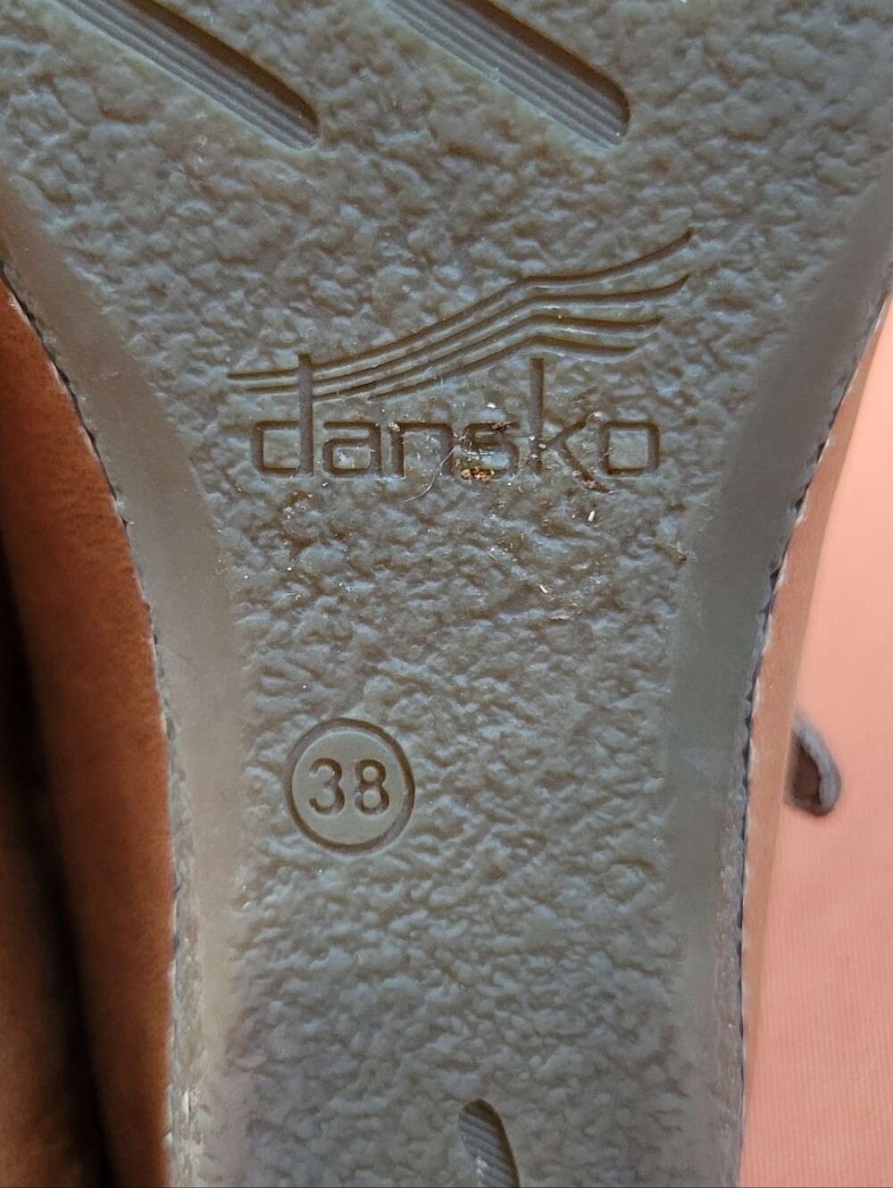 Dansko Loralie Mary Jane Wedge Distressed Leather Heel Women Size 38 Comfort - Picture 10 of 11